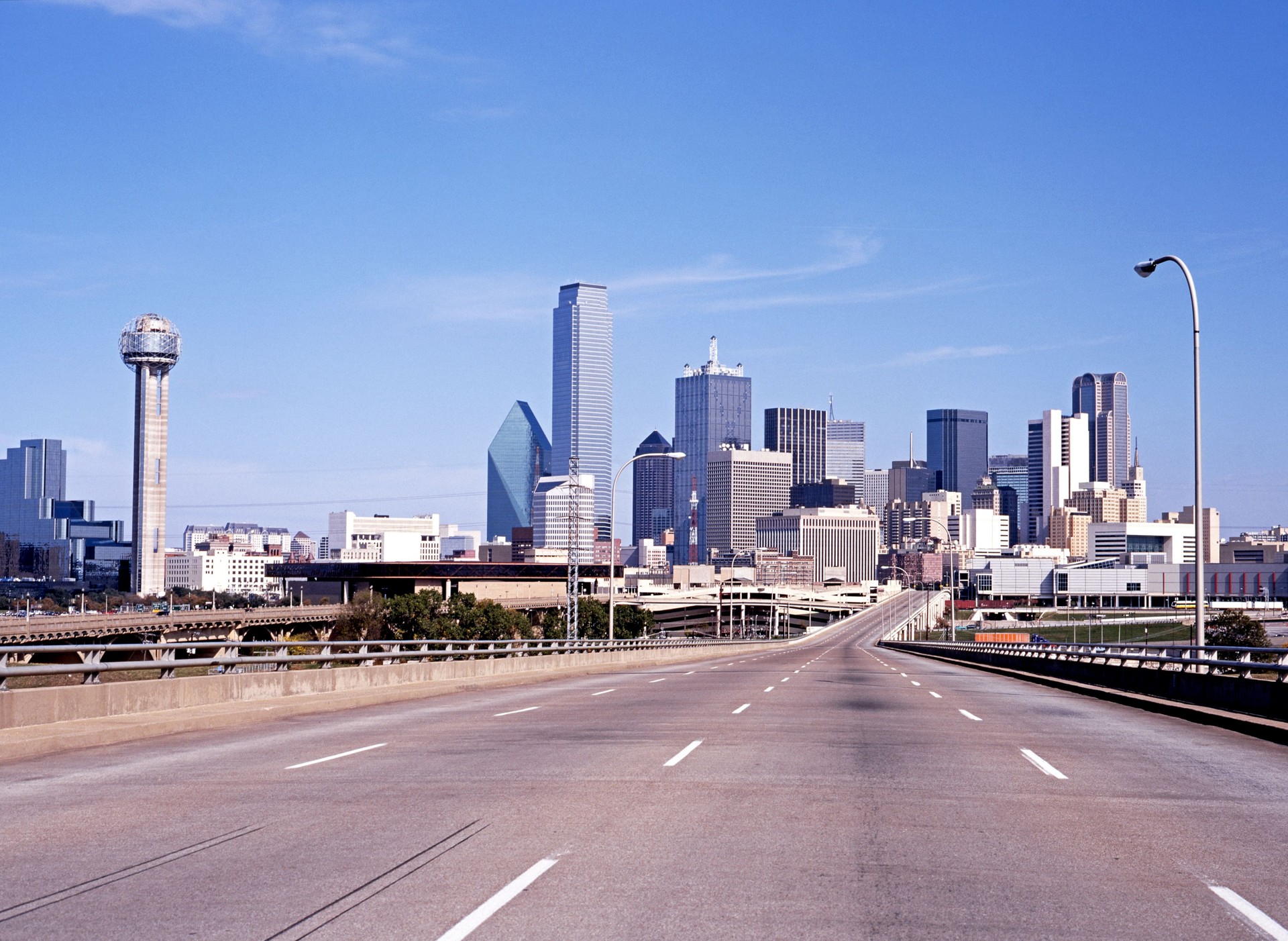 Business district, Dallas, Texas.